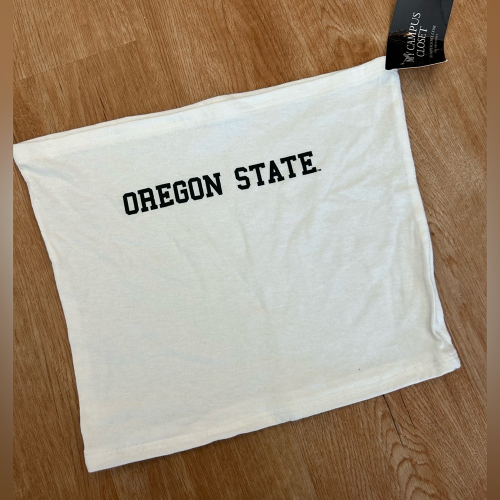White Oregon State University tube top size small